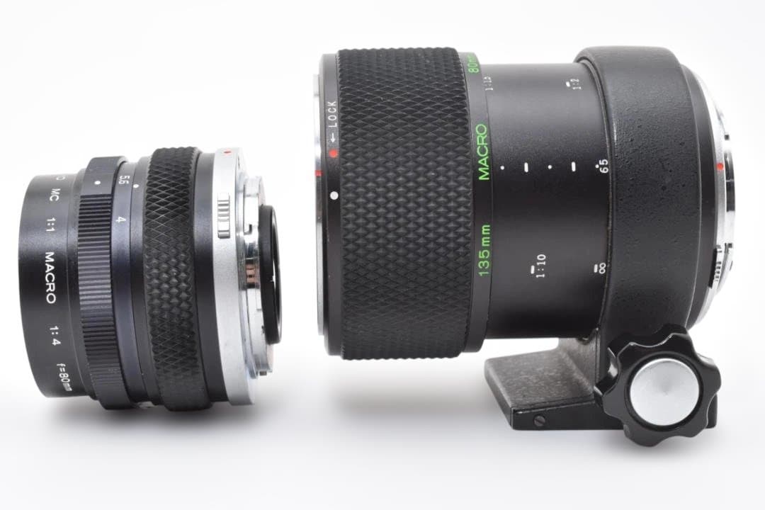 新品級 OLYMPUS MACRO 80mm F4 接写リング 完動品＃2064