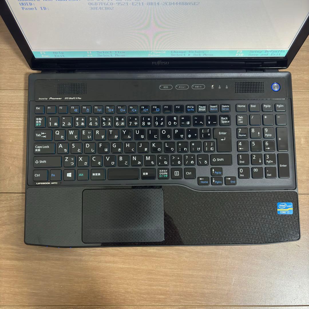 FUJITSUと TOSHIBA ノートパソコンジャンク品 2台セット
