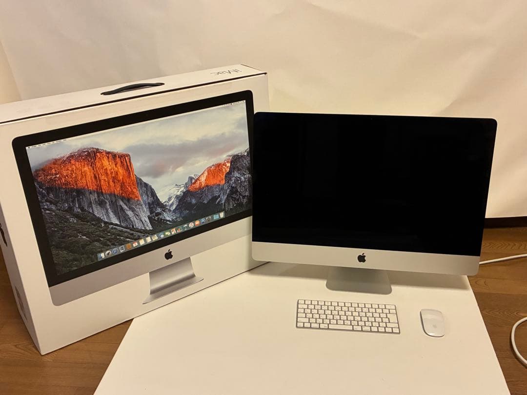 iMac27 Late2015 i7/32GB SSD128 動作良 HDD不良