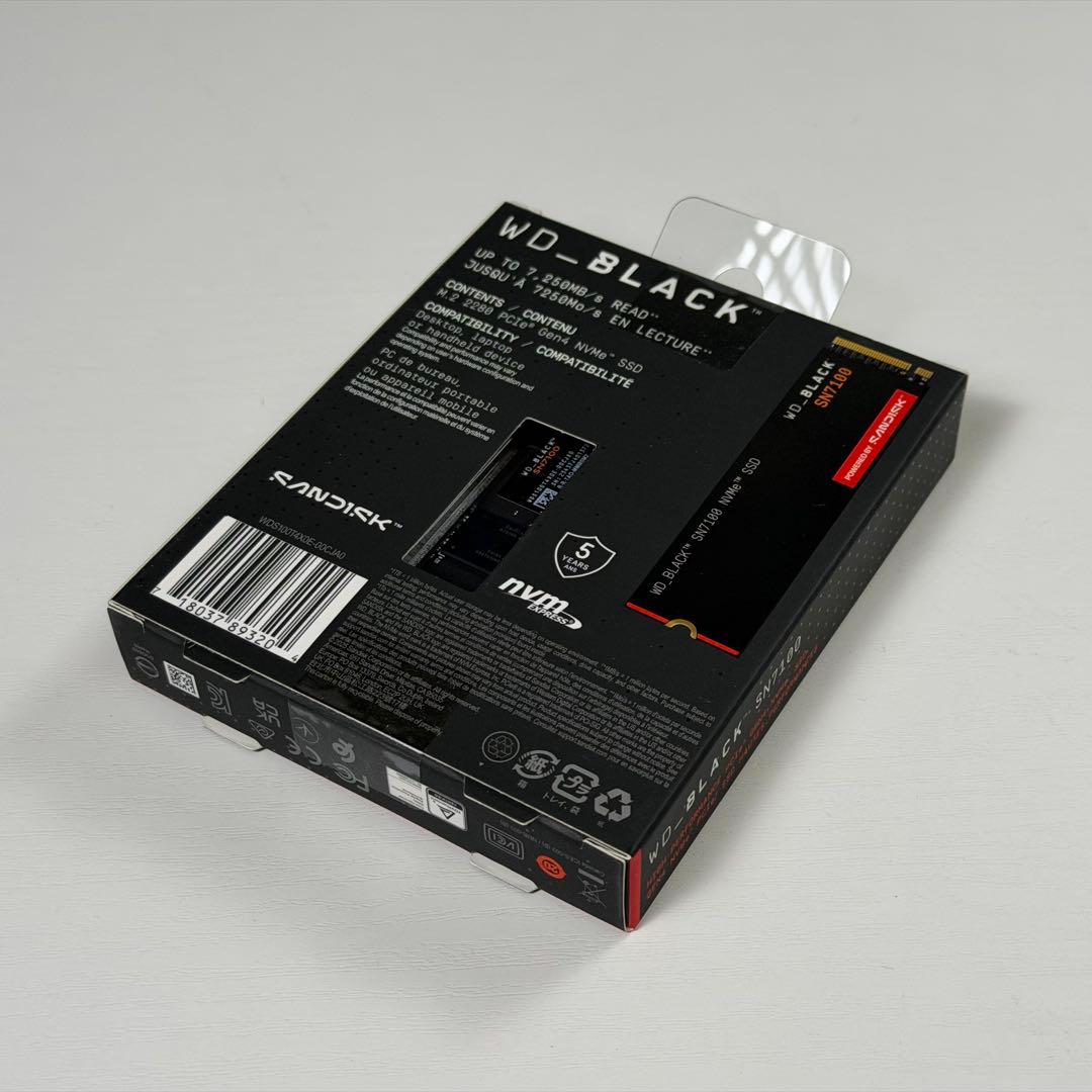 WD_BLACK SN7100シリーズ M.2 2280 SSD 1TB