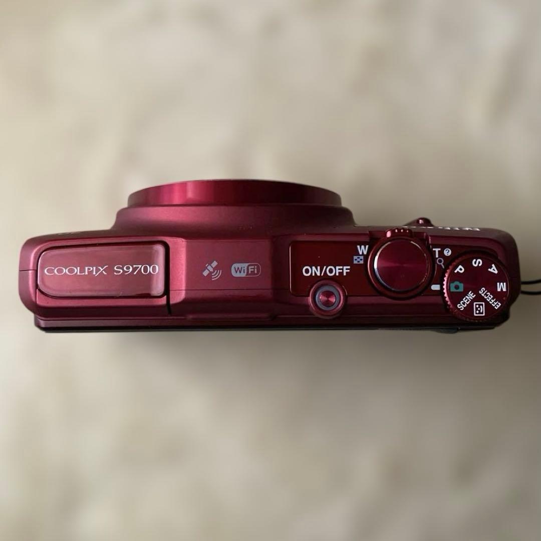 Nikon COOLPIX S9700 レッド コンデジ 30倍 Wi-Fi