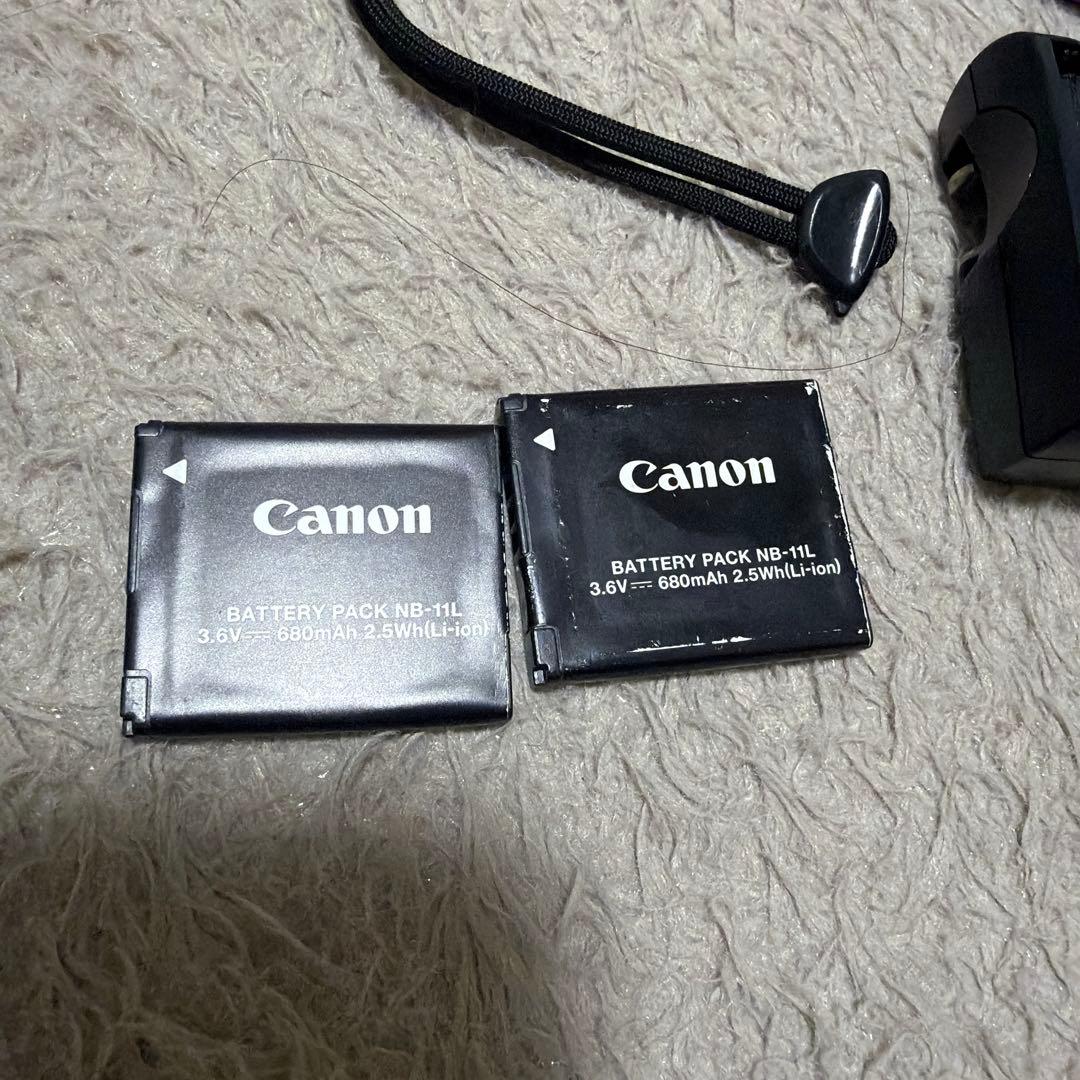 Canon IXY 430F パープル 本体とバッテリー2個