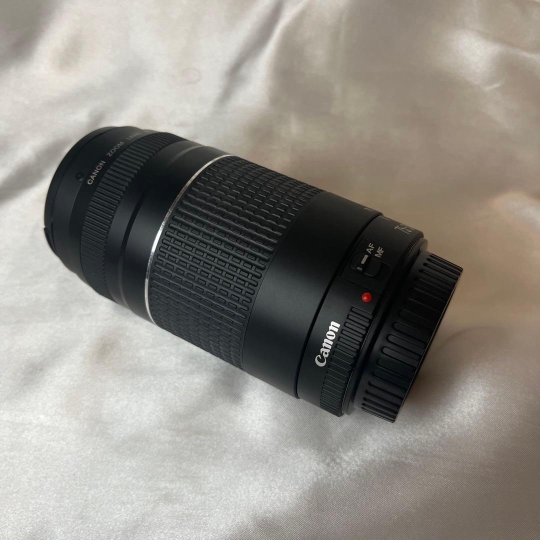 【中古美品】Canon EF 75-300望遠ズームレンズ 傷汚れなし