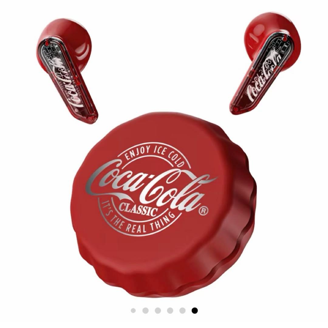 限定品 Coca-Cola T13 ワイヤレスイヤホン 赤 Bluetooth