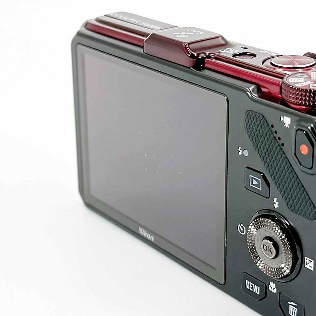 ニコン COOLPIX S9300 インペリアルレッド コンデジ カメラ 中古