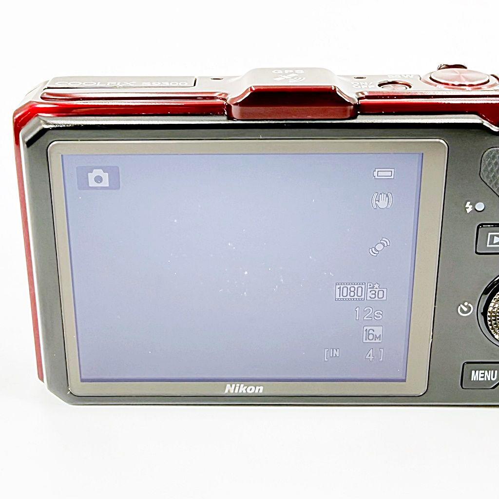 ニコン COOLPIX S9300 インペリアルレッド コンデジ カメラ 中古