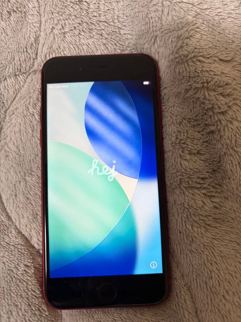 値下げiPhone SE (第3世代) 64GB レッド SIMフリー 動作良好