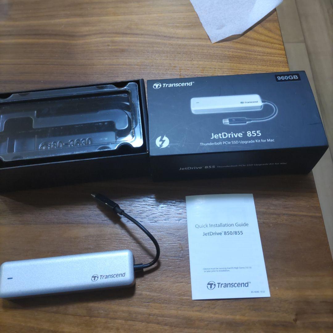 Transcend JetDrive 855 256GB 外付けSSD