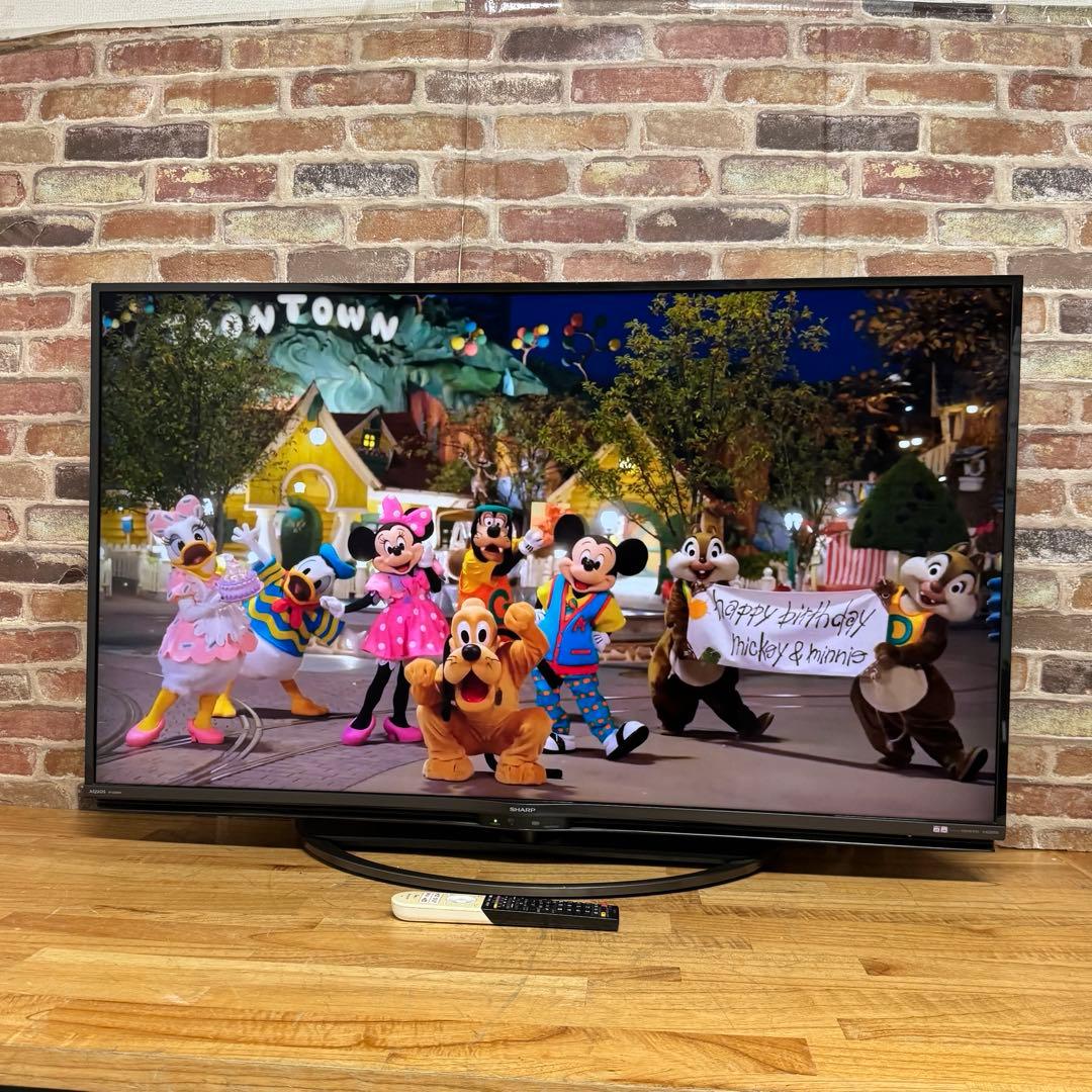 SHARP 50V型 4K 液晶テレビ AQUOS 4T-C50AM1 アプリ○