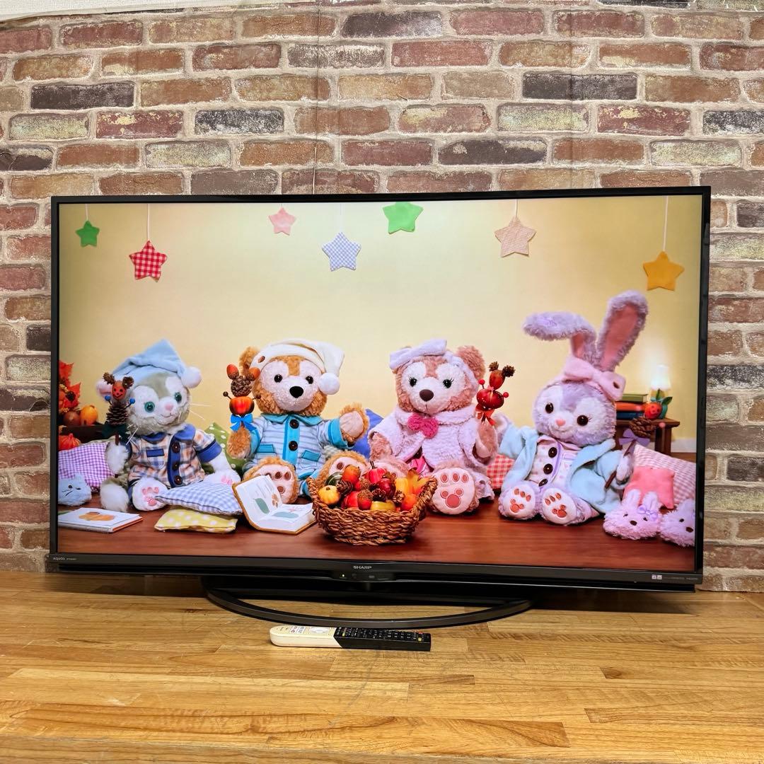 SHARP 50V型 4K 液晶テレビ AQUOS 4T-C50AM1 アプリ○