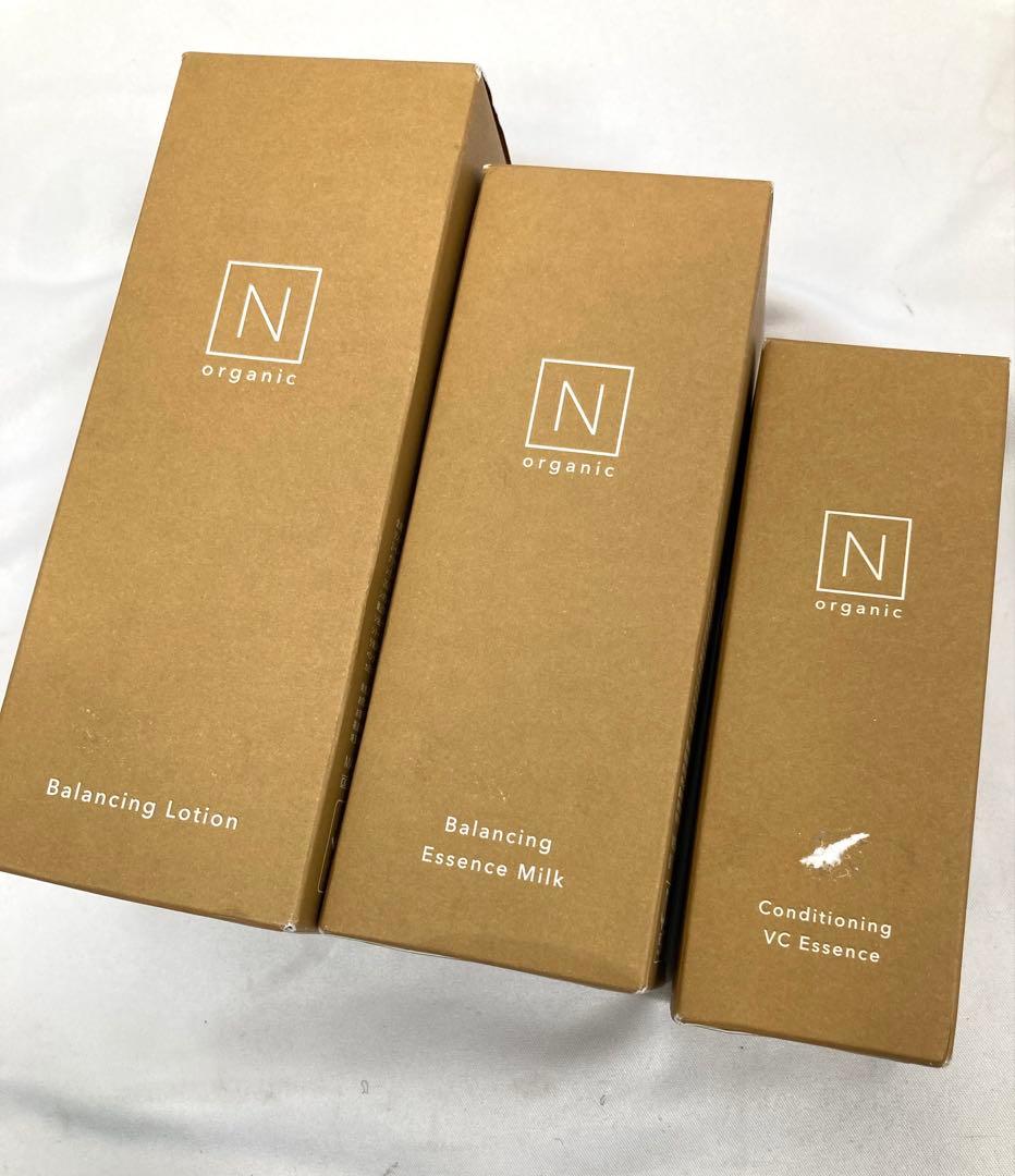 604N9レ Nオーガニック 美容液&バランシングローション・エッセンスミルク