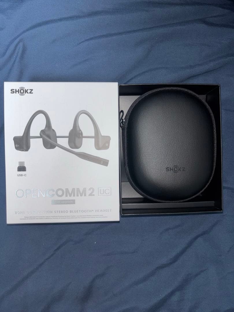 Shokz OpenComm2 UC 2025 Upgrade ビジネスイヤホン