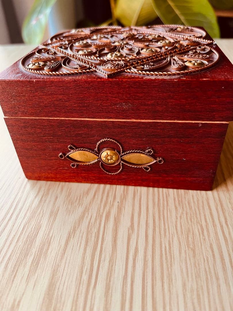 【超希少品】小物入れ ソ連 時代の 製  ビンテージ 木製 ソビエト
