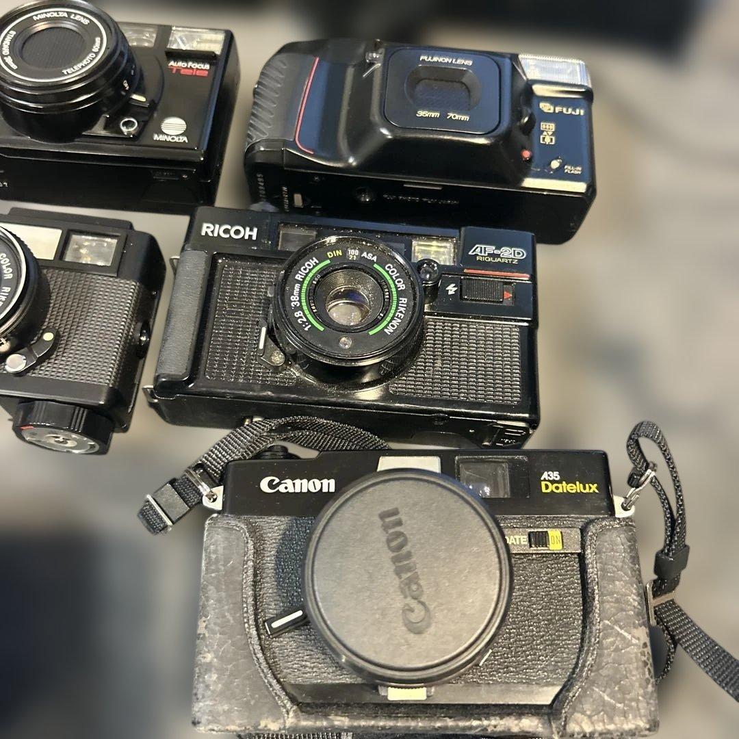 フィルムカメラRicoh 、Canon 、SONYカセットレコーダーまとめ売り