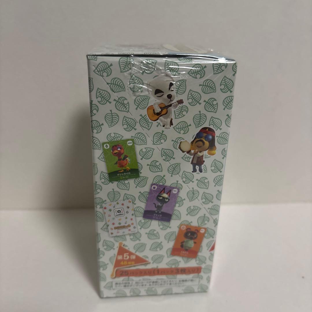 未開封 シュリンク付き　どうぶつの森 amiiboカード 第5弾 1BOX