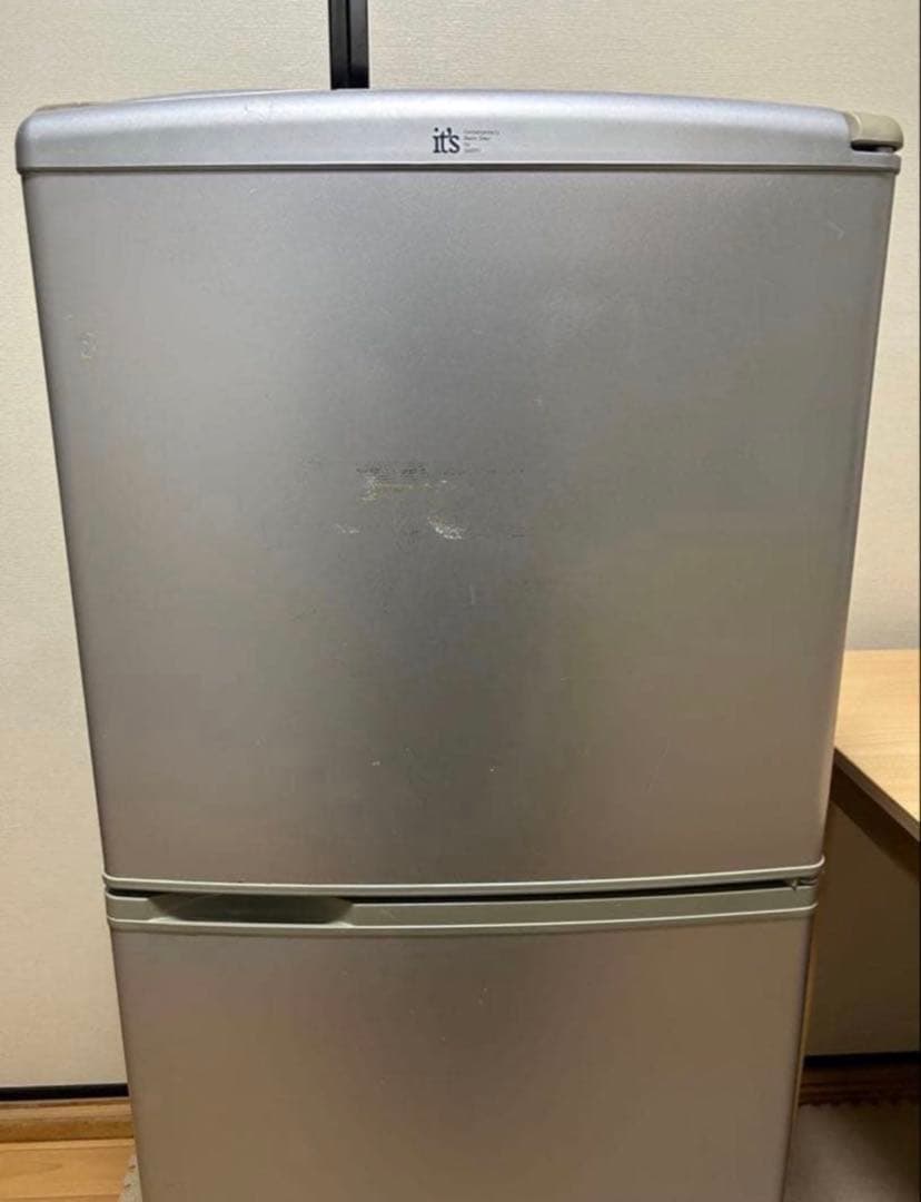 SANYO SR-141M(SB) 冷蔵庫 137L シルバー　説明書付き