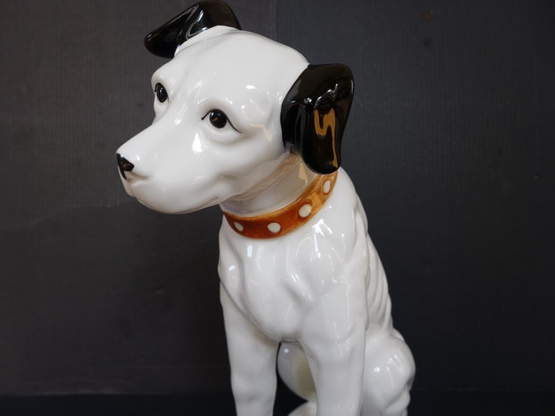 時代物　美品　ビクター　ニッパー　24.0cm　陶磁器置物　昭和レトロ