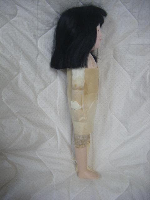 「松乾斎東光」市松人形 女の子 約41cm・画像で判断下さい
