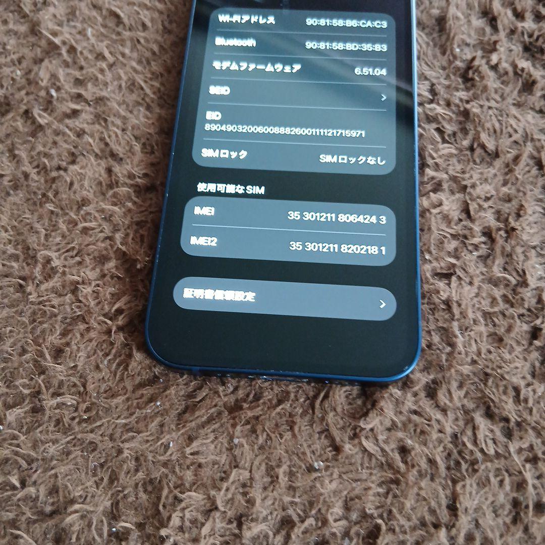 Apple iPhone 12mini　SIMフリー 本体 青