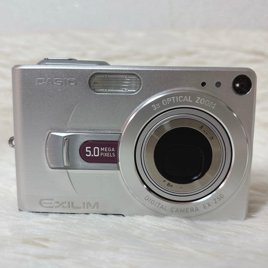 美品 CASIO EXILIM EX-Z50 シルバー 動作確認済