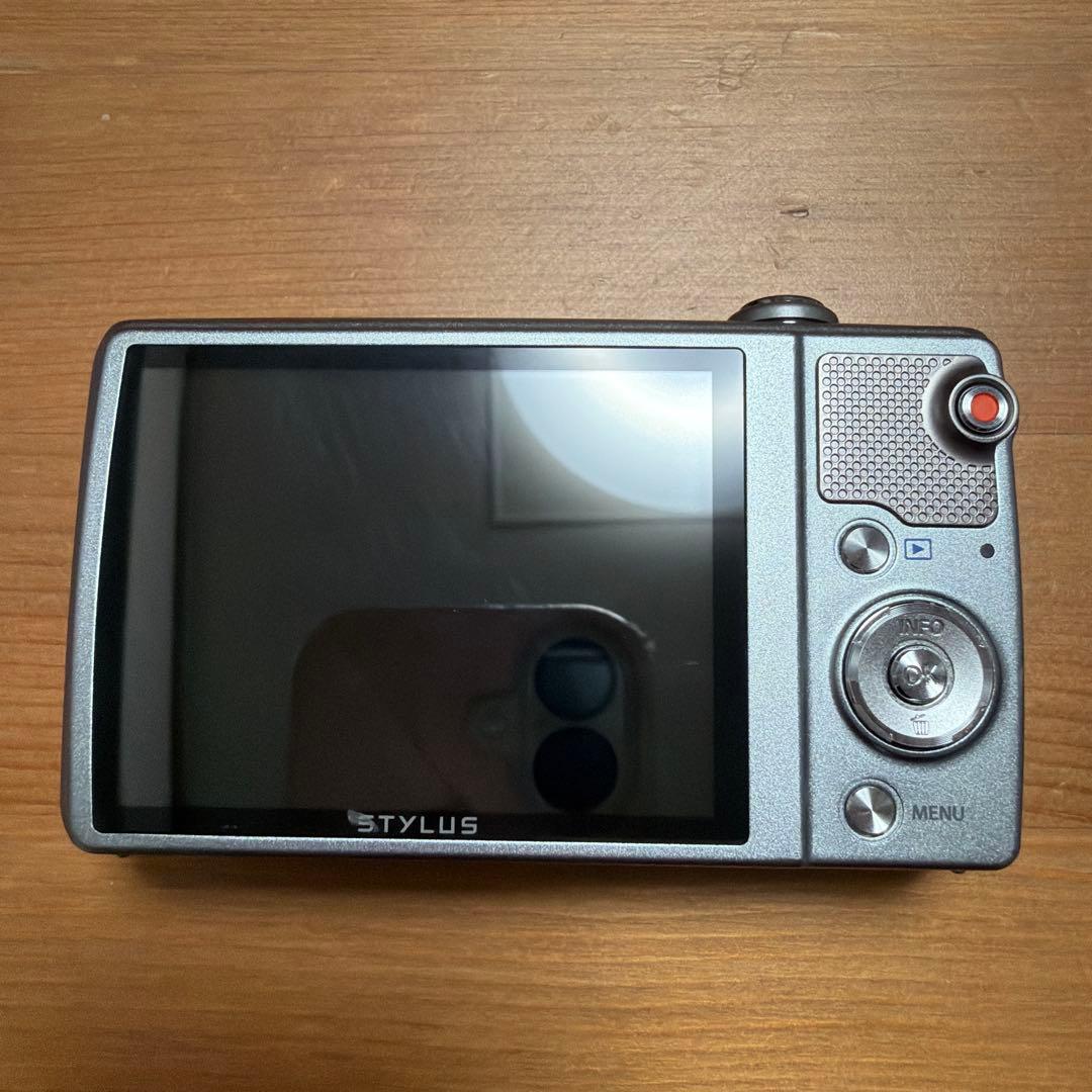 OLYMPUS VR-370コンパクトカメラ コンデジ デジカメ シルバー