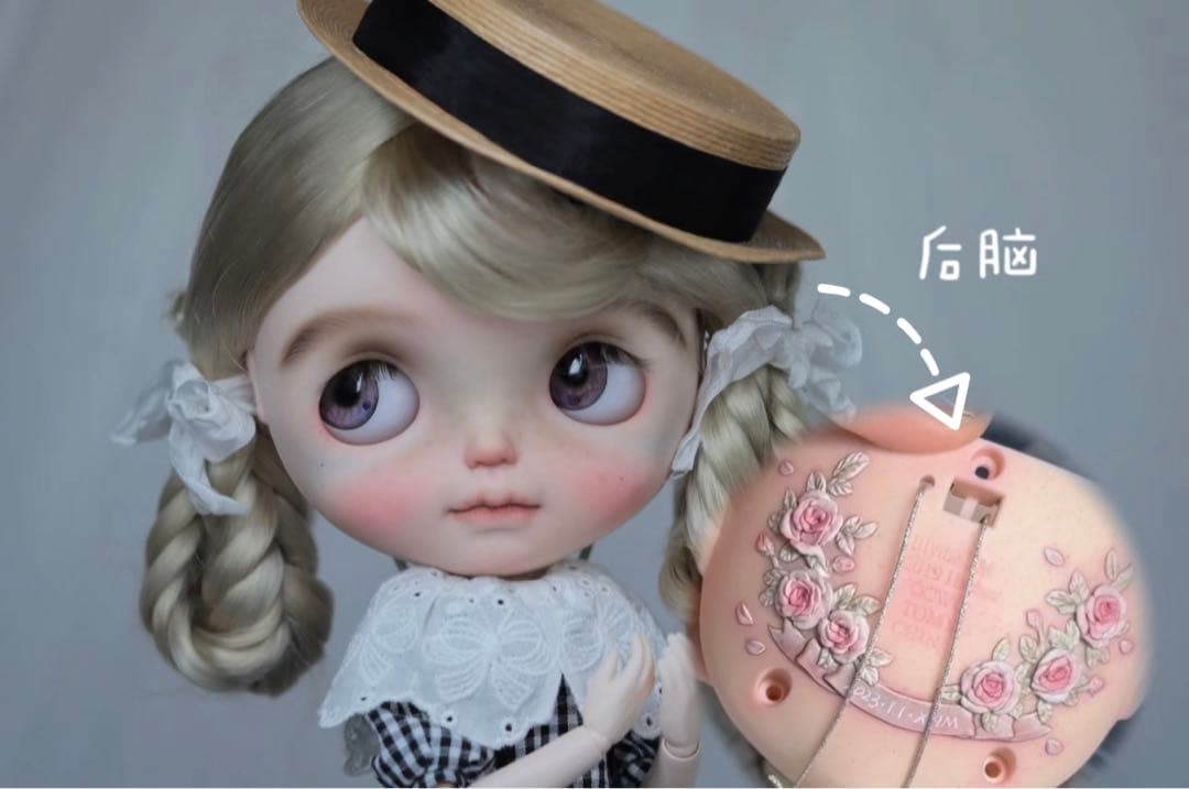 カスタムブライス 海外作家様 柔らかい ナチュラルメイク ふんわり 優しい ②