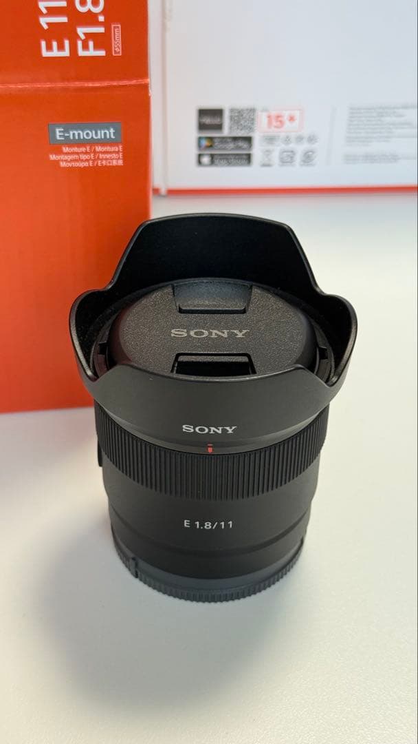 ★美品★SONY 広角単焦点レンズ E 11mm F1.8 レンズ