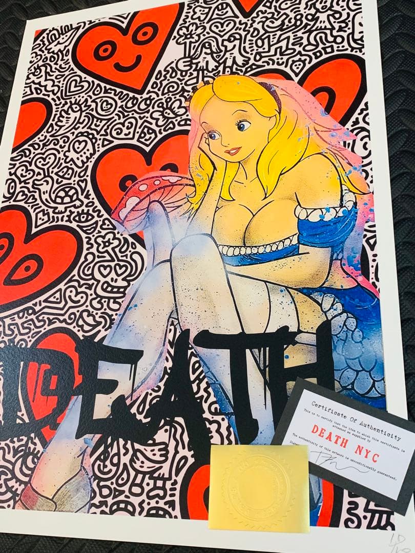ラスト1 世界限定品100！　正規品DEATH NYC ポップアート
