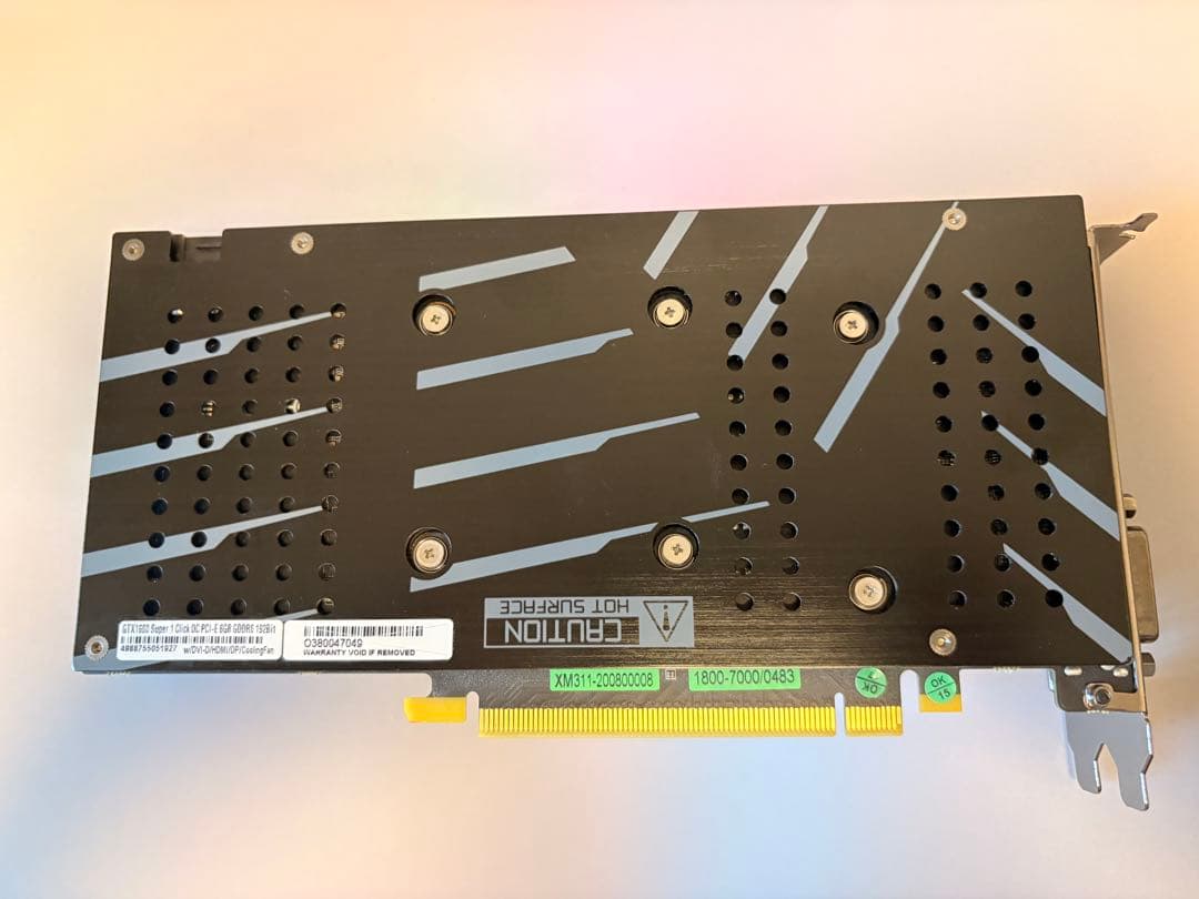 【動作確認済】玄人志向GeForce GTX 1660 Super