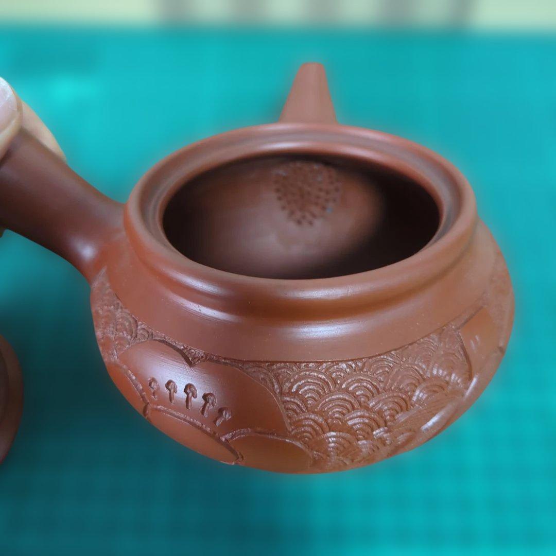 急須　茶道具　石仙作