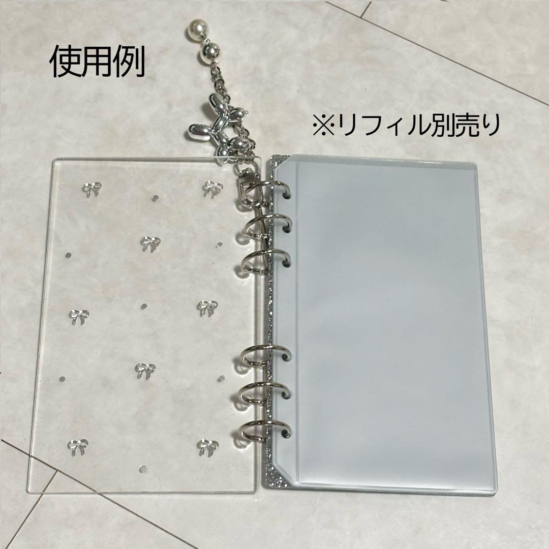 ✨くまくま ✨A6 アクリルレジンバインダー　リング付き×2セット