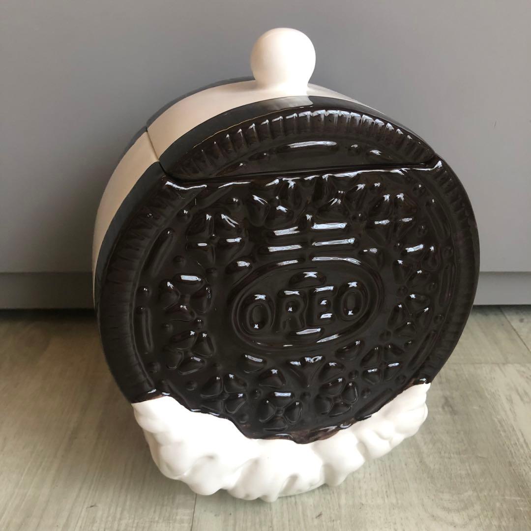 アメリカUSAナビスコオレオ型クッキージャー小物入れビンテージ雑貨