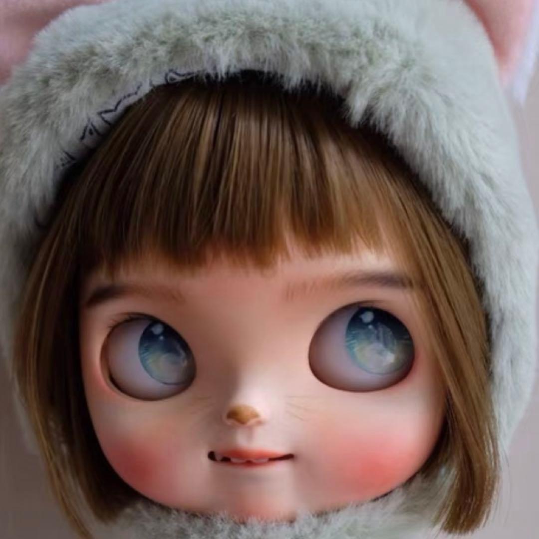 カスタムブライス 猫 にゃん 作家様 カスタムドール フルセット