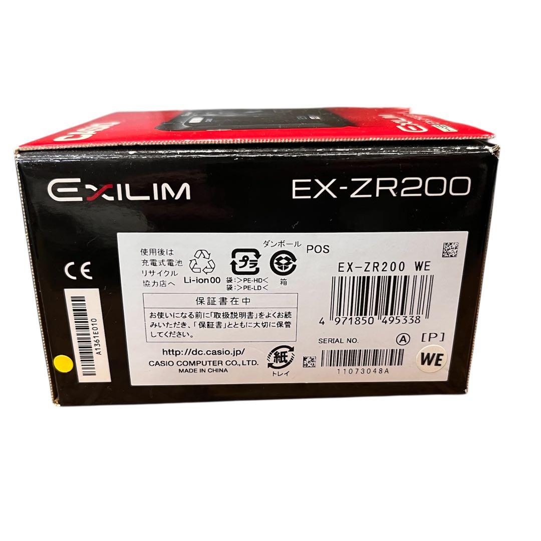 未使用 CASIO カシオ EX-ZR200 EXILIM HS ホワイト