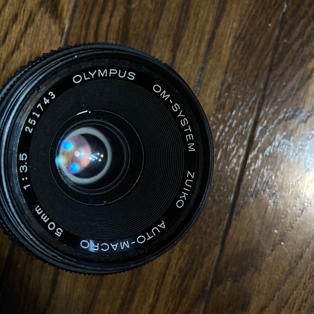 OLYMPUS OM1 フィルムカメラ MACRO 50mm f3.5 レンズ