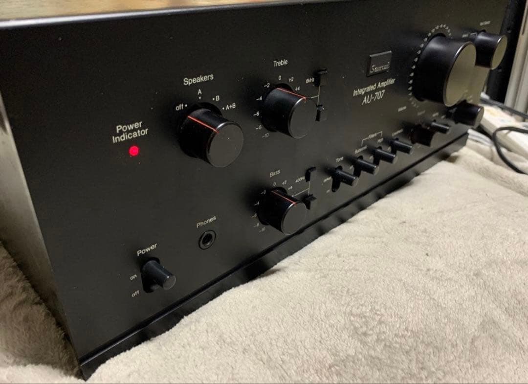 ジャンク品　SANSUI AU-707 プリメインアンプ