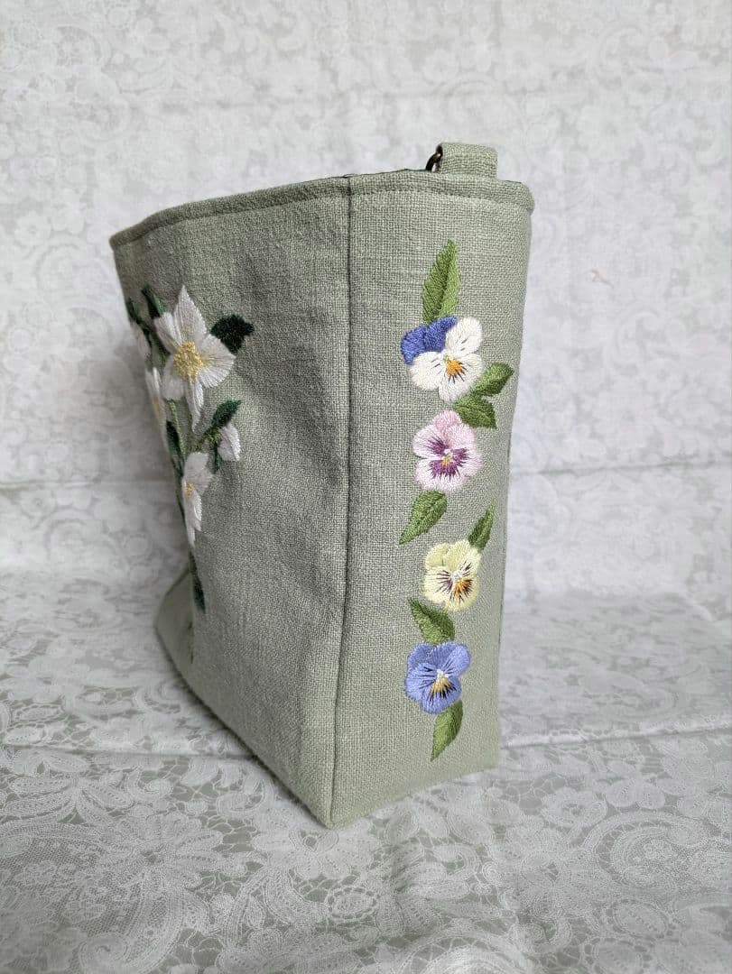 ☆クッキーです②☆　四面刺繍のショルダーバッグ(本体のみ)