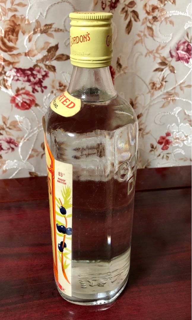 希少　Gordon's Dry Gin ロンドン製　750ml 未開封