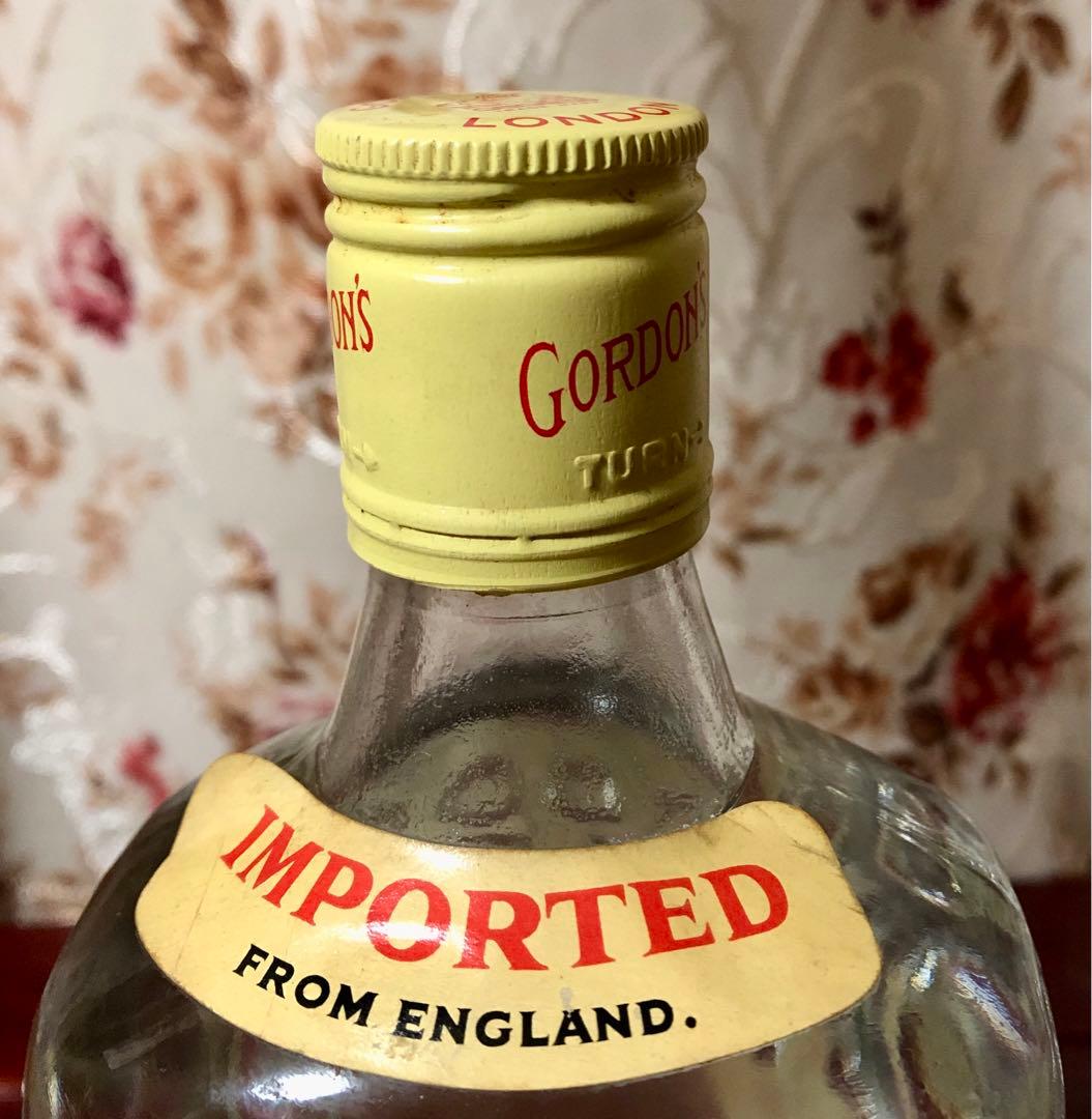 希少　Gordon's Dry Gin ロンドン製　750ml 未開封