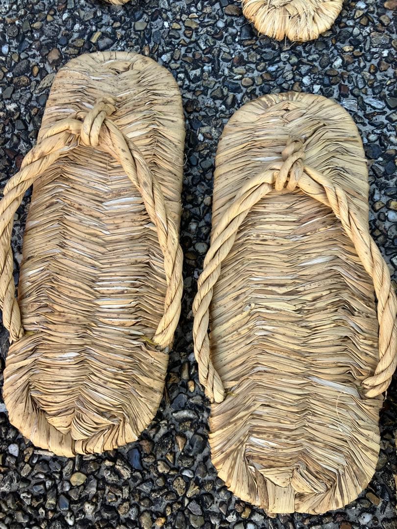 茶事道具　露地草履　9客セット　草履レトロ