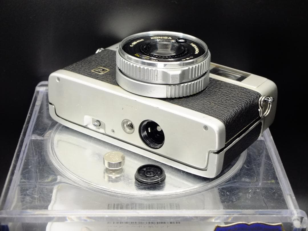 コニカC35 E&L／ヘキサノン38mmf2.8フード付【実写確認済整備品】