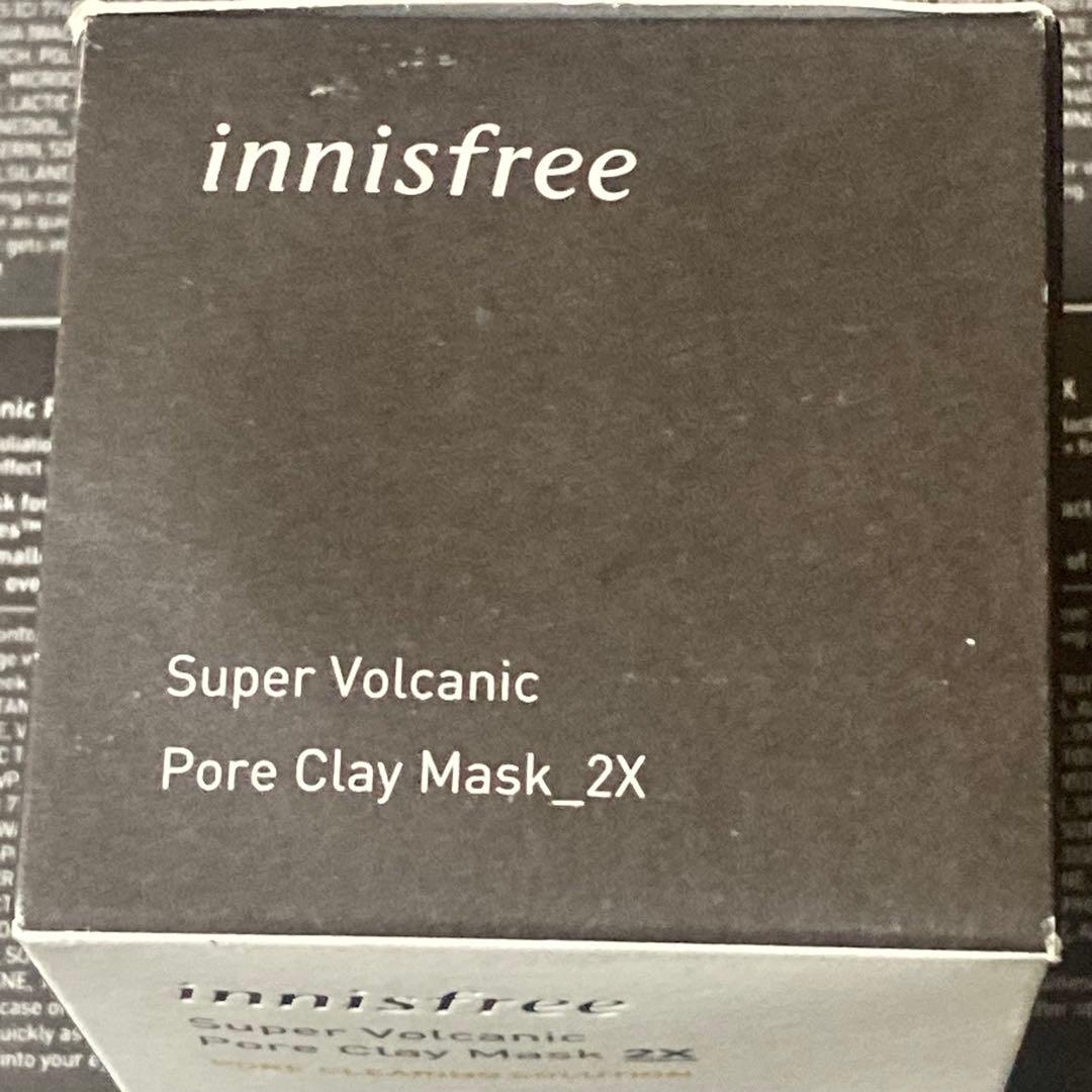 12個イニスフリー スーパーヴォルカニック ポアクレイマスク 2X 100ml