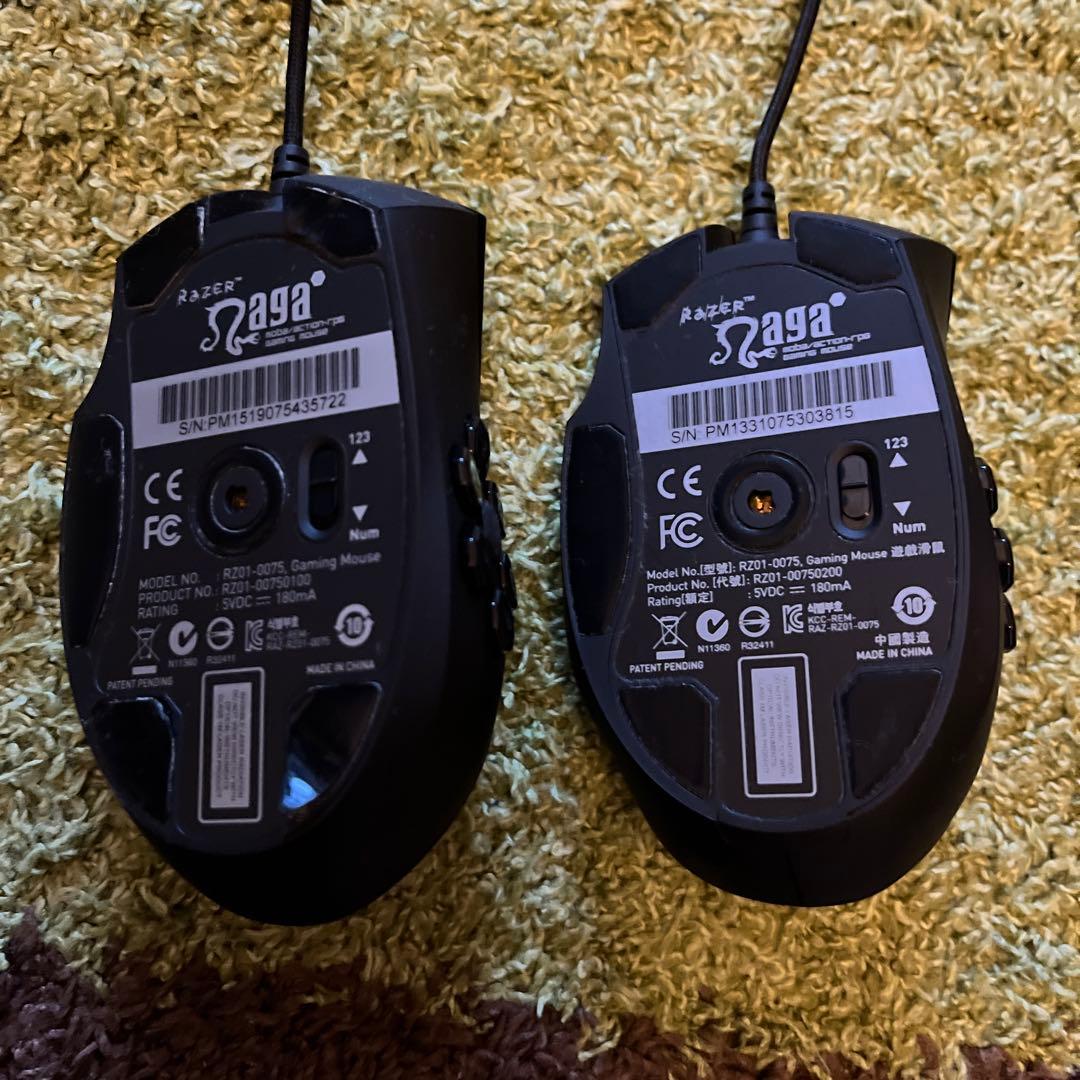 も*ふ様 Razer Naga Hexゲーミングマウス　2台