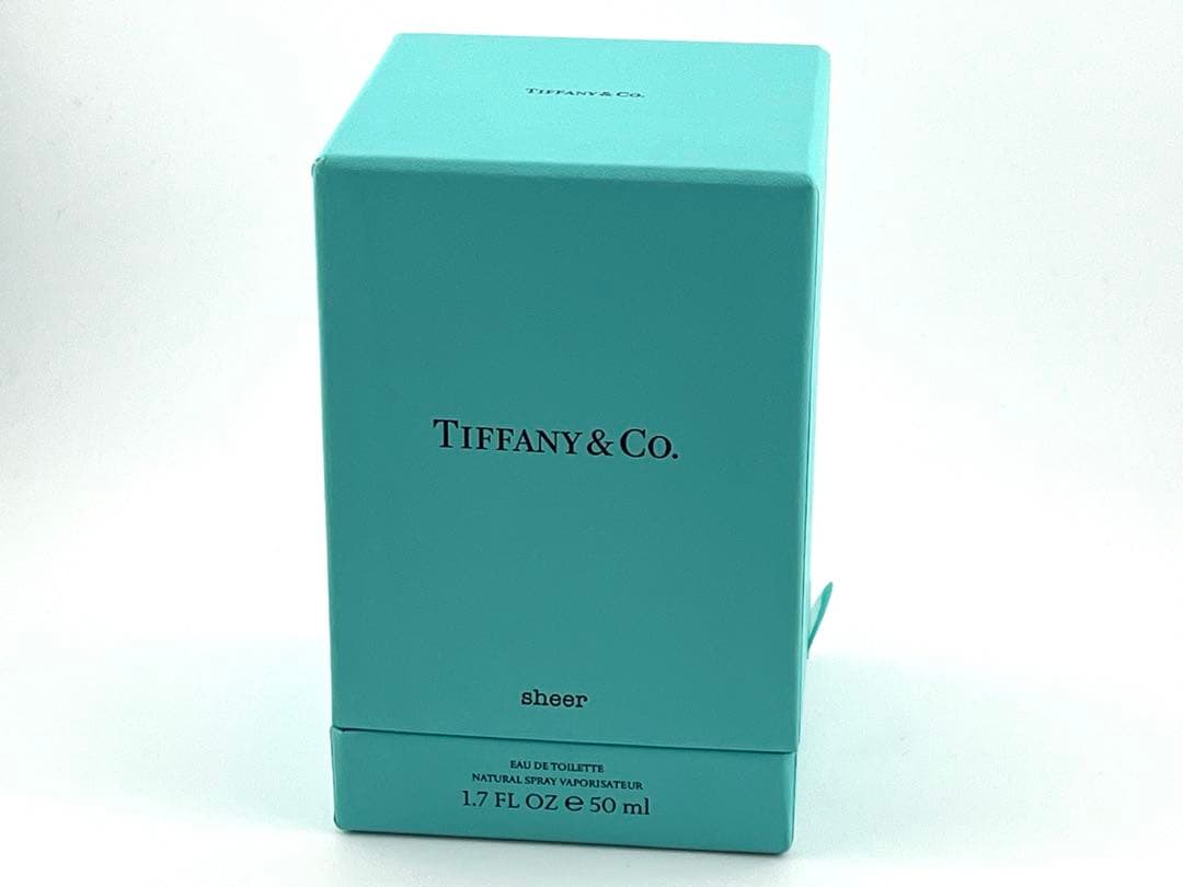 h989 美品　ティファニー　シアー　オードトワレ 50ml 香水　箱付き