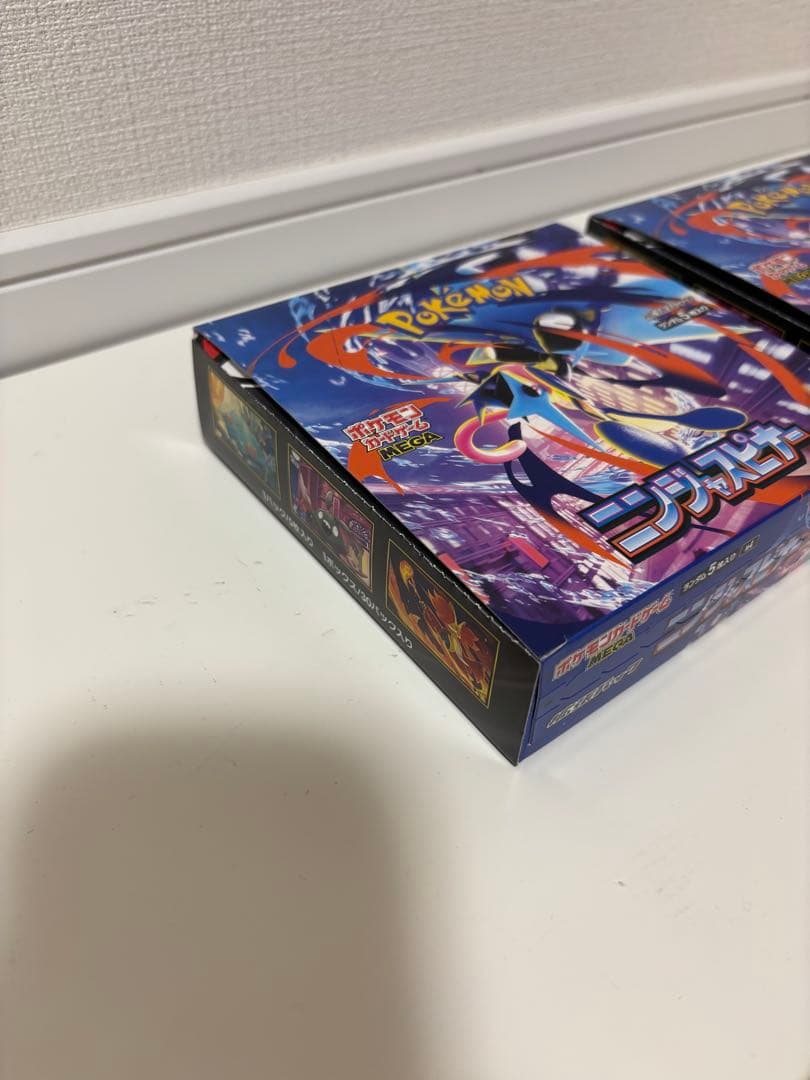 ポケモンカードゲーム MEGA ニンジャスピナー シュリンクなし 2BOX