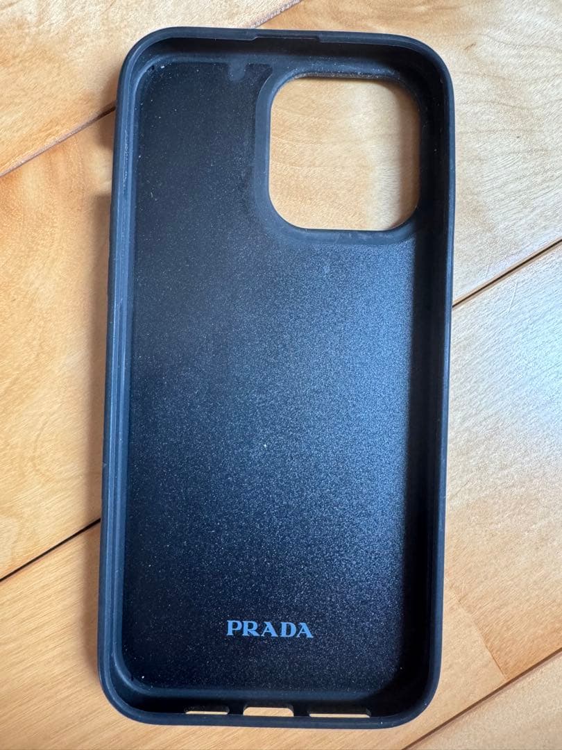 未使用品　PRADA iPhone14Pro Max用ケース ブラック 箱付き