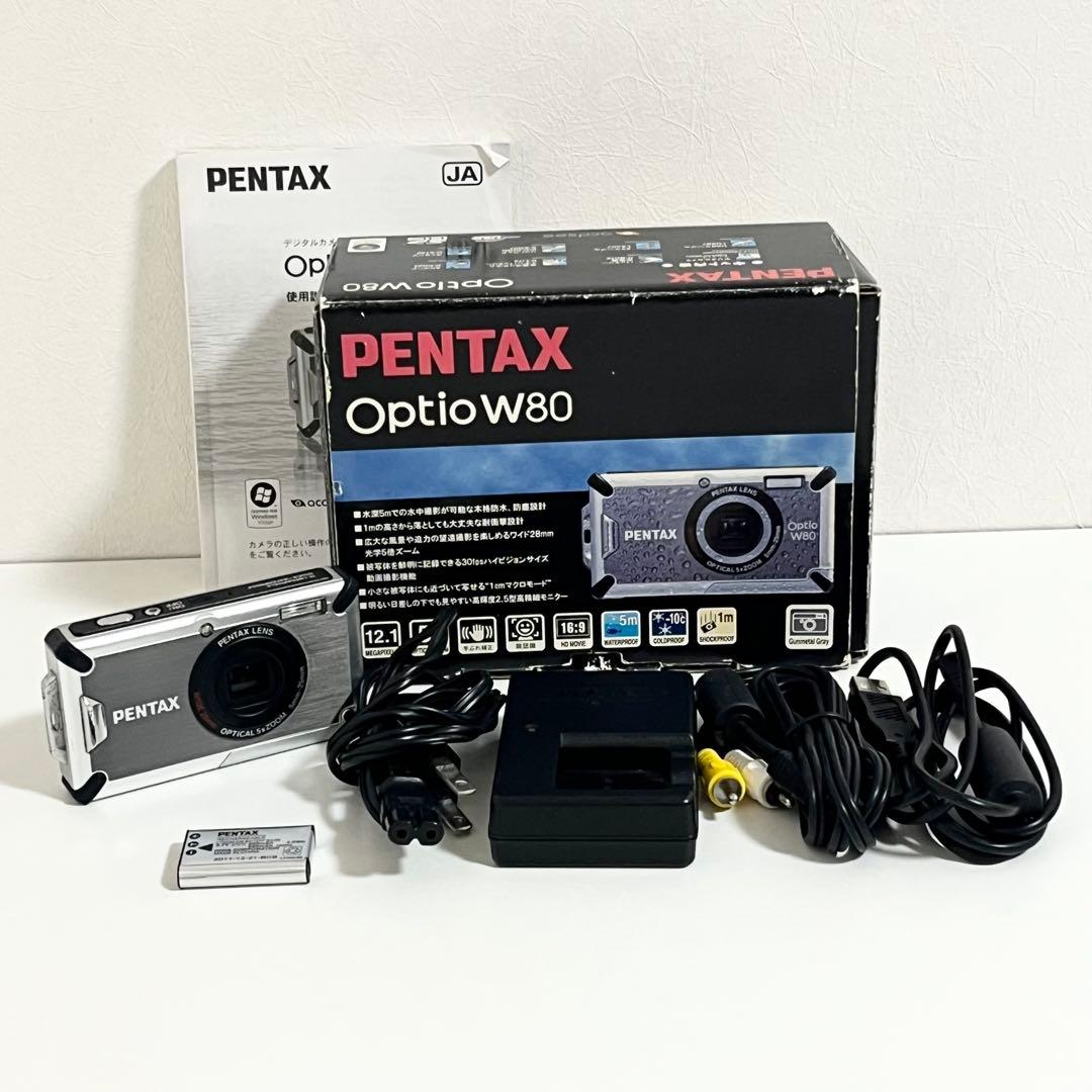 デジタルカメラ PENTAX optio W80