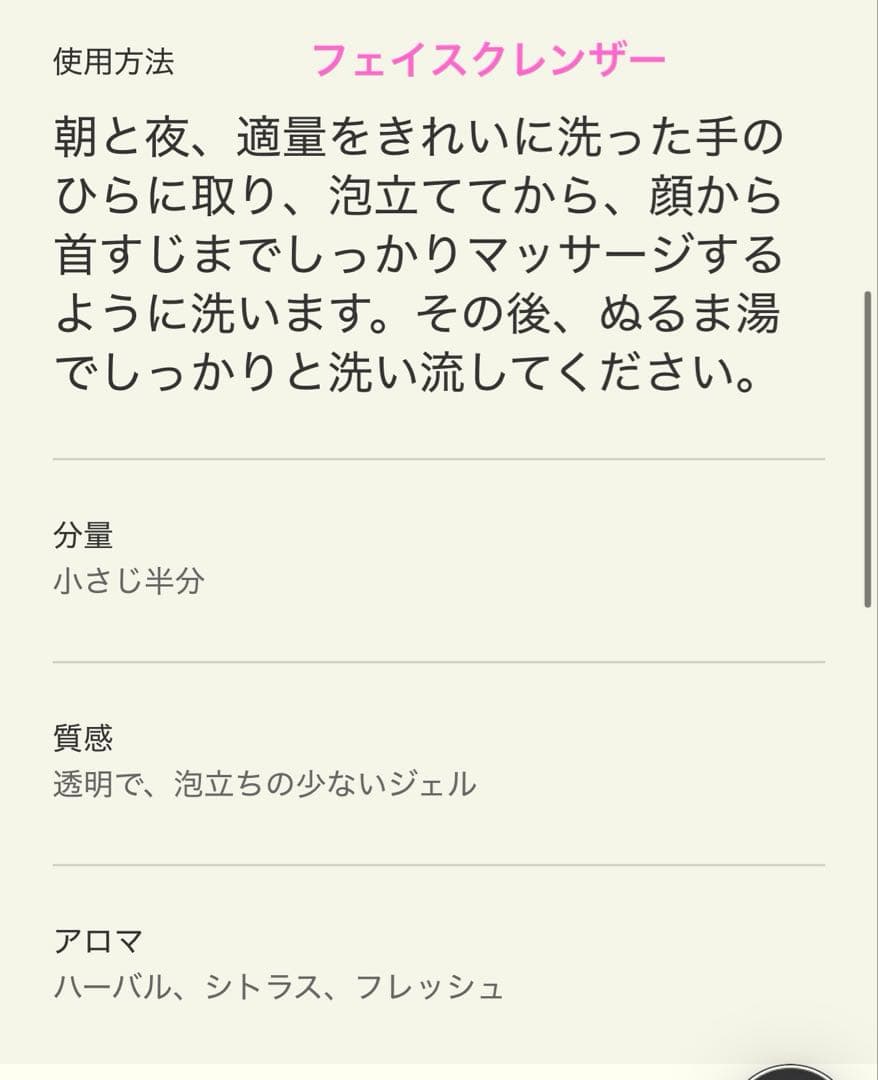 イソップ　クレンジングマスク　フェイスクレンザー