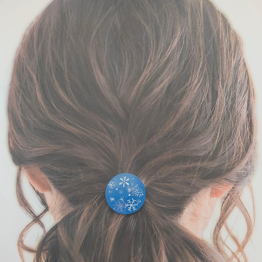 【928】ハンドメイド　レジン　ヘアゴム　ポニーフック