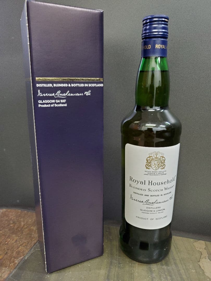 ロイヤル ハウスホールド スコッチウィスキー 箱付き 750ml 未使用